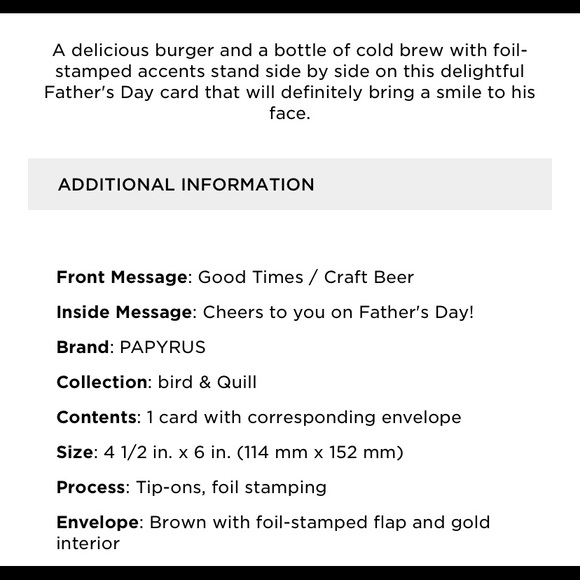 ⚡️5/$30⚡️Papyrus good times, Father’s Day card - Picture 8 of 8